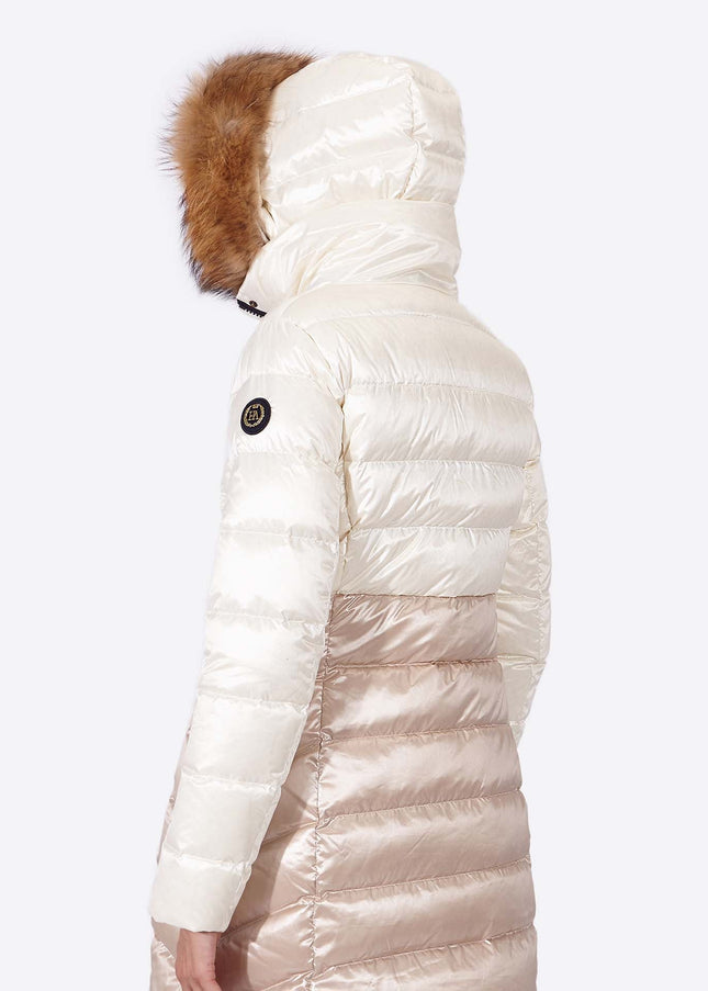 Women's down jacket ADA Nacre