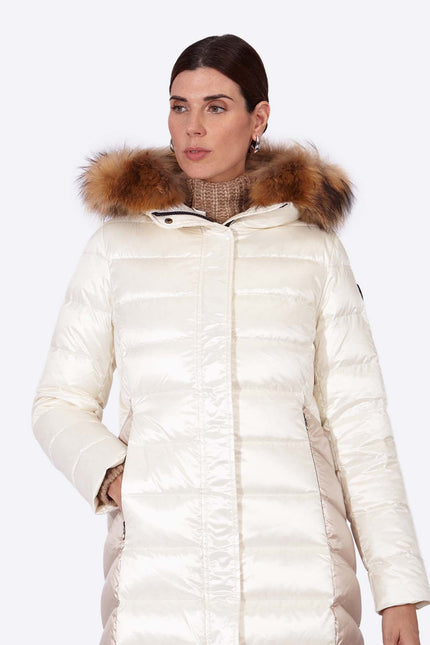 Women's down jacket ADA Nacre