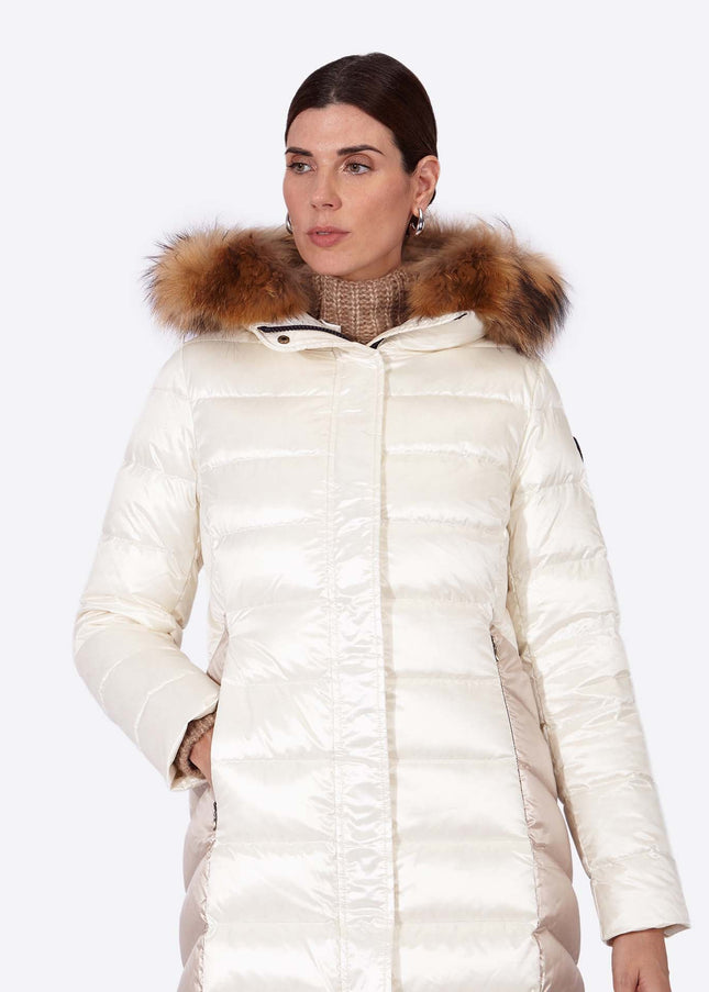 Women's down jacket ADA Nacre