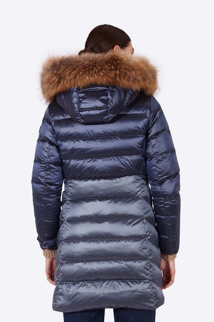 Women's down jacket ADA Navy