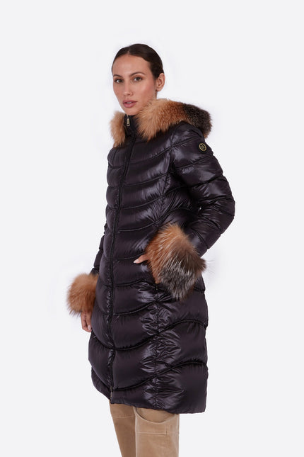 Women's down jacket CARLOTA BLACK/S