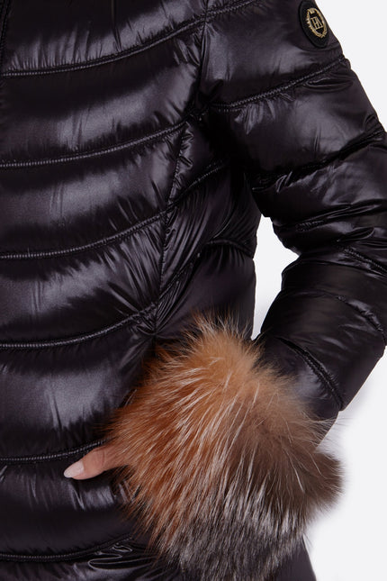 Women's down jacket CARLOTA BLACK/S