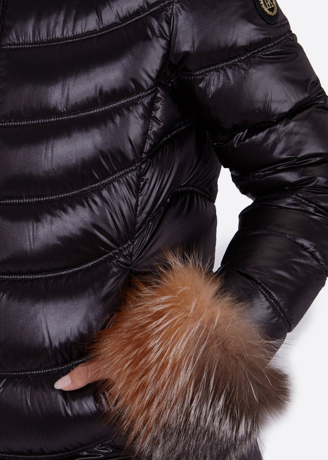 Women's down jacket CARLOTA BLACK/S