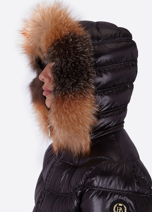 Women's down jacket CARLOTA BLACK/S