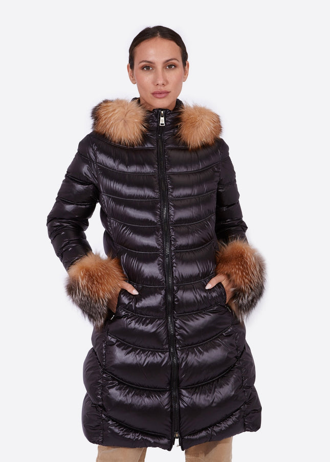 Women's down jacket CARLOTA BLACK/S