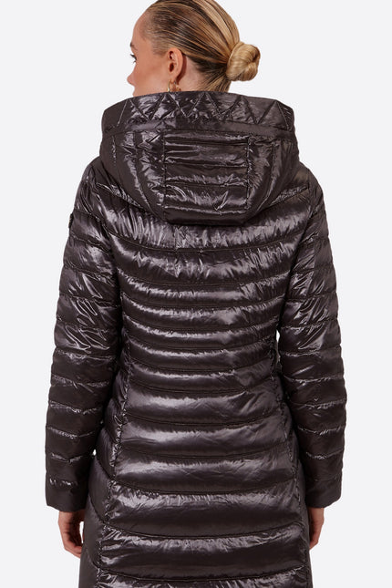 Women's down jacket CRIS Anthracite