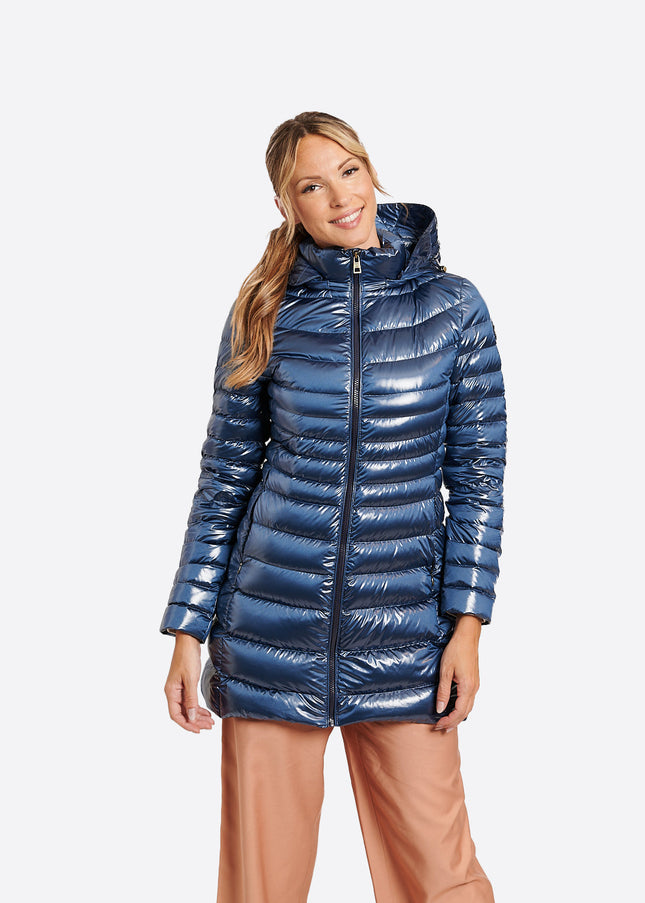 Women's down jacket CRIS Azul Acero