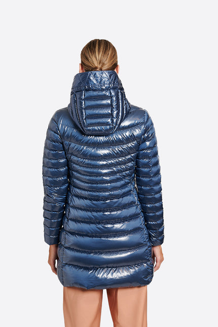 Women's down jacket CRIS Azul Acero