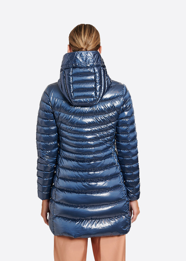 Women's down jacket CRIS Azul Acero