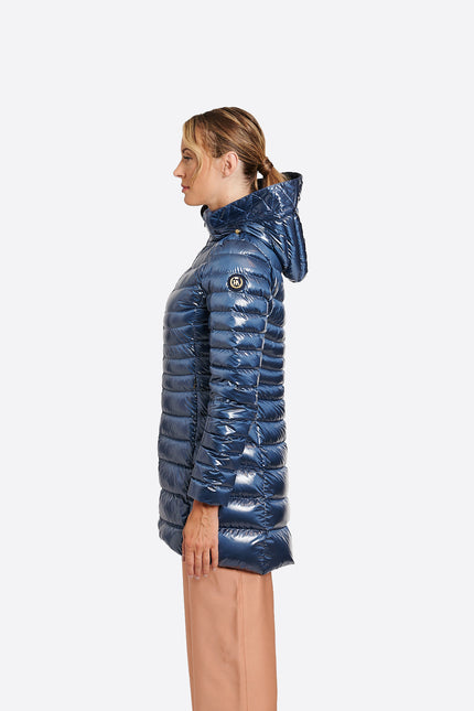 Women's down jacket CRIS Azul Acero