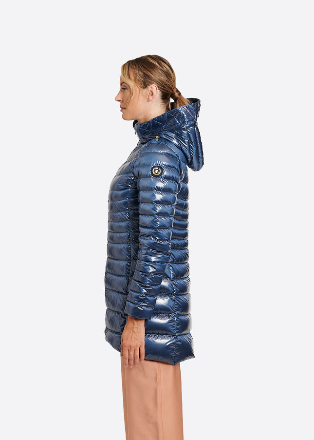 Women's down jacket CRIS Azul Acero