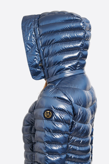 Women's down jacket CRIS Azul Acero