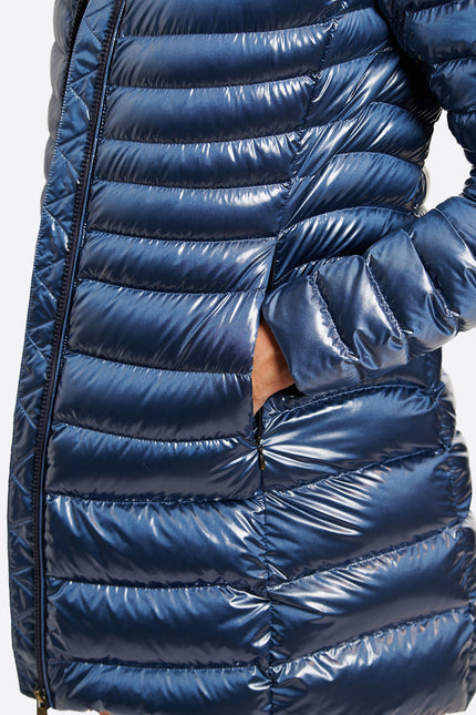 Women's down jacket CRIS Azul Acero