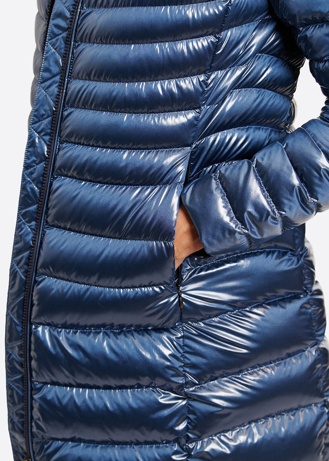 Women's down jacket CRIS Azul Acero