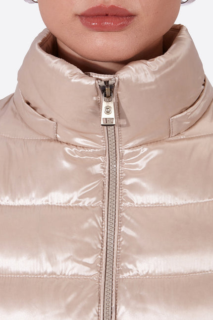 Women's down jacket CRIS Champagne