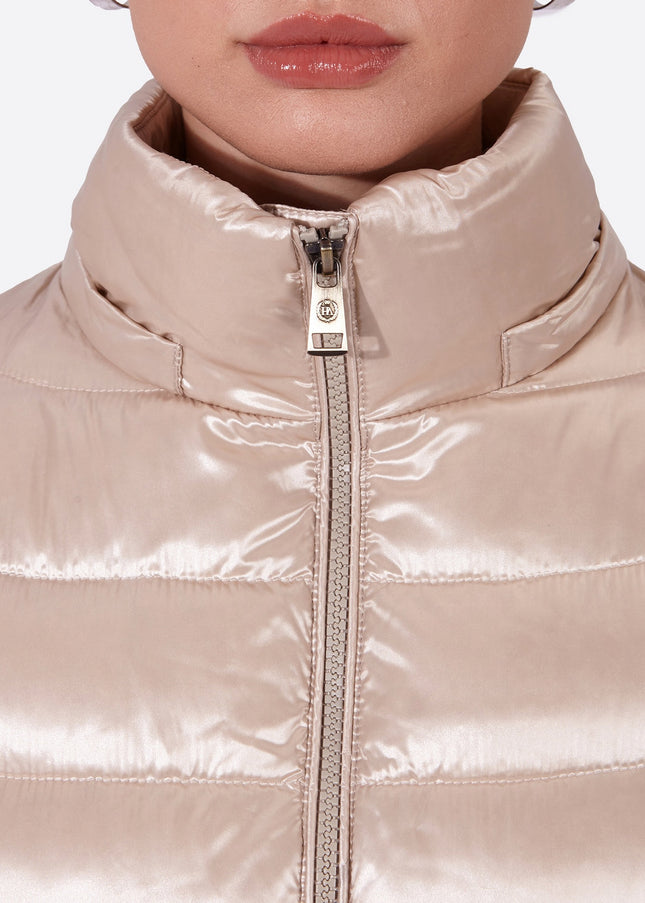 Women's down jacket CRIS Champagne