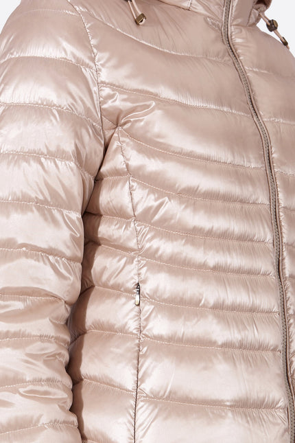 Women's down jacket CRIS Champagne