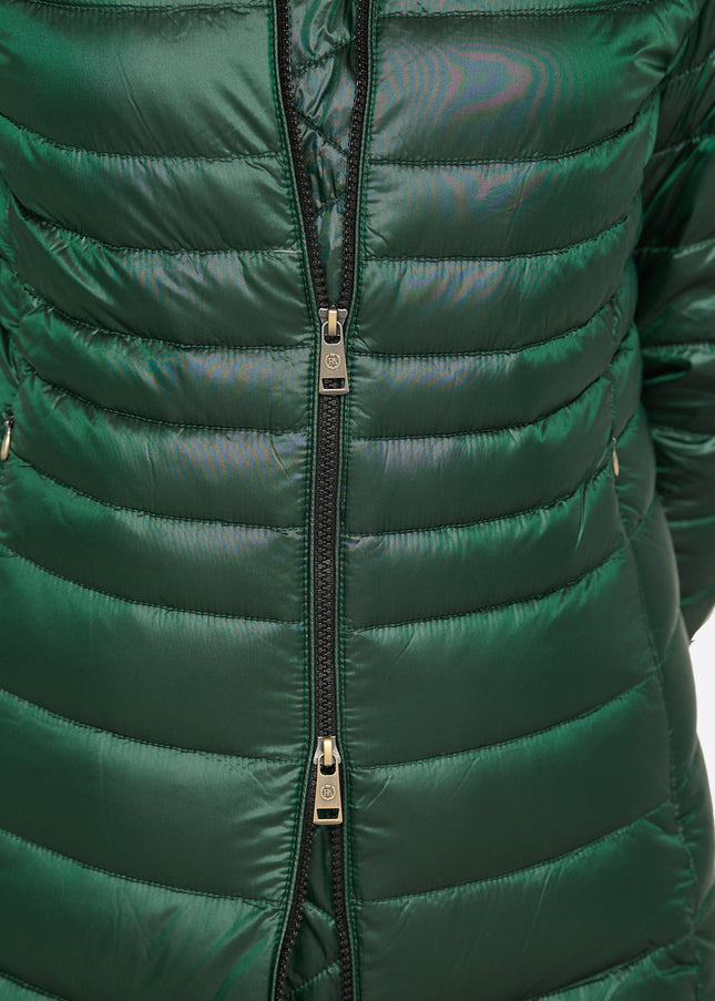 Women's down jacket CRIS Green Forest