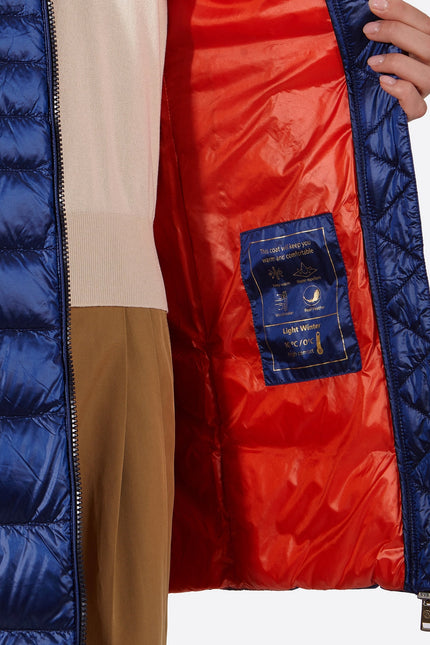 Women's down jacket CRIS Klein Blue