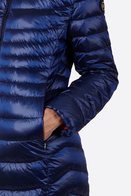 Women's down jacket CRIS Klein Blue