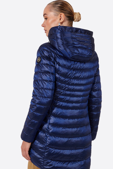 Women's down jacket CRIS Klein Blue