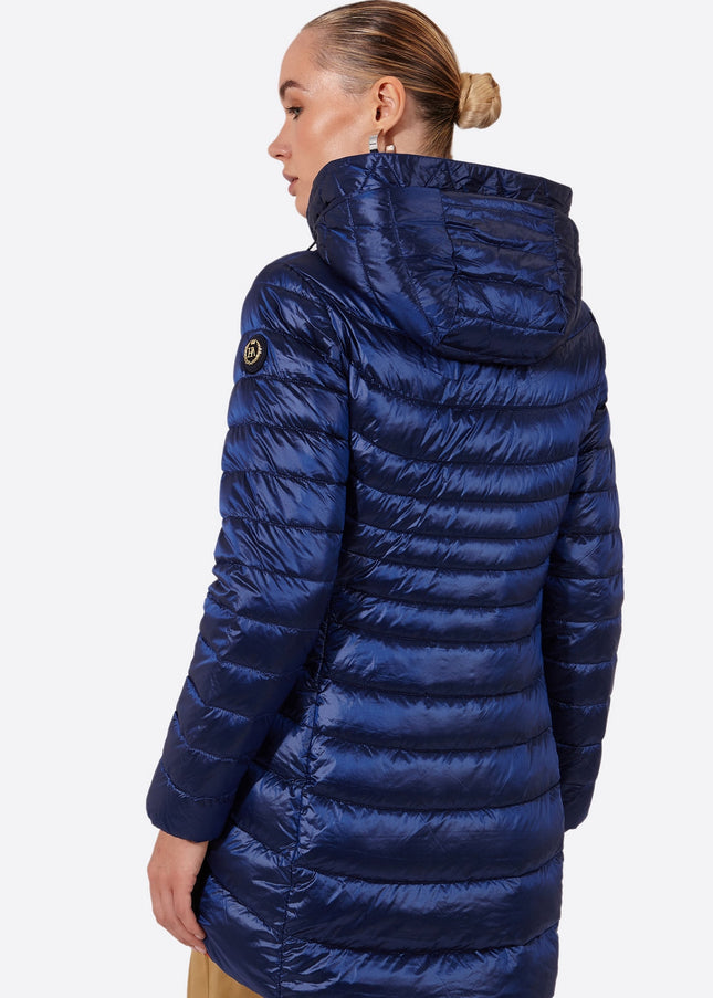 Women's down jacket CRIS Klein Blue