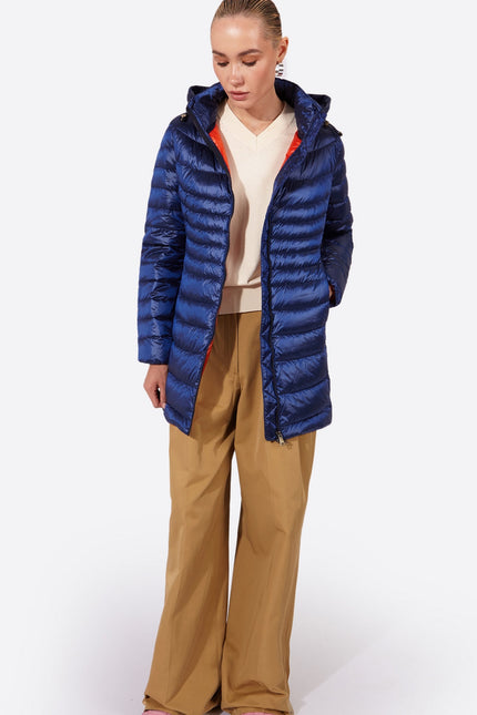 Women's down jacket CRIS Klein Blue