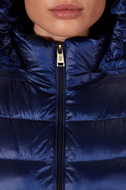 Women's down jacket CRIS Klein Blue