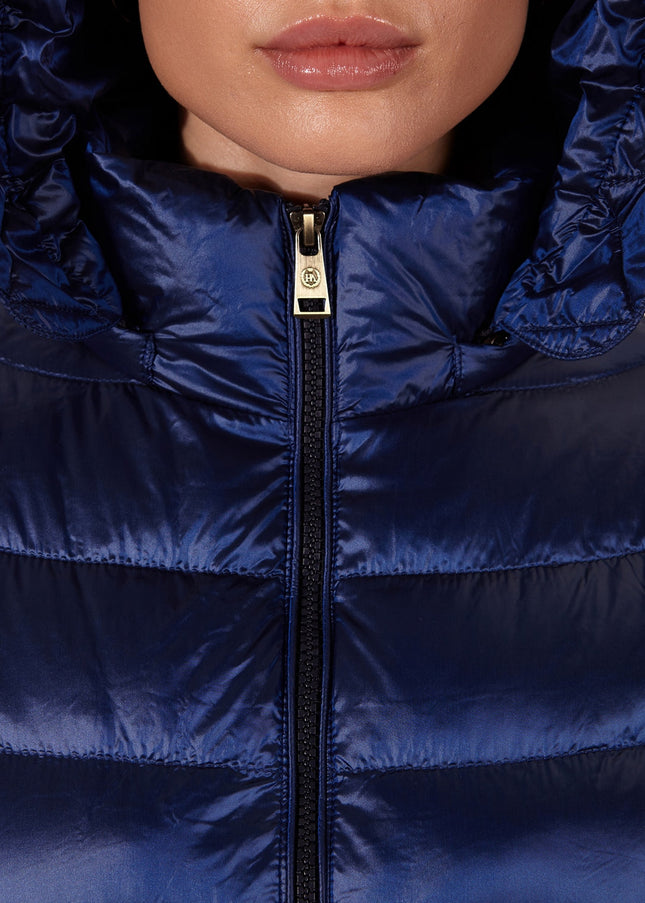 Women's down jacket CRIS Klein Blue