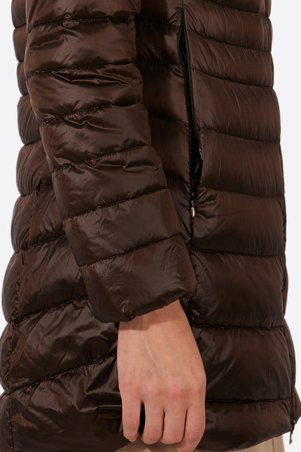 Women's down jacket CRIS Moka