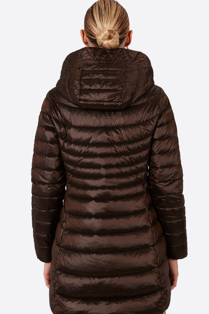 Women's down jacket CRIS Moka