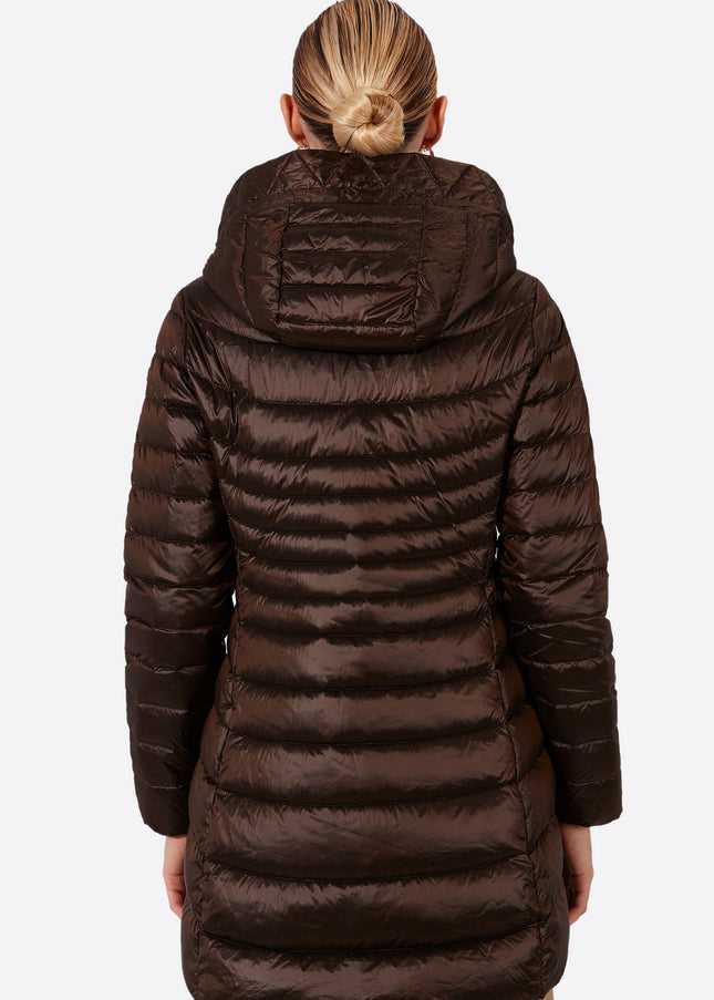 Women's down jacket CRIS Moka