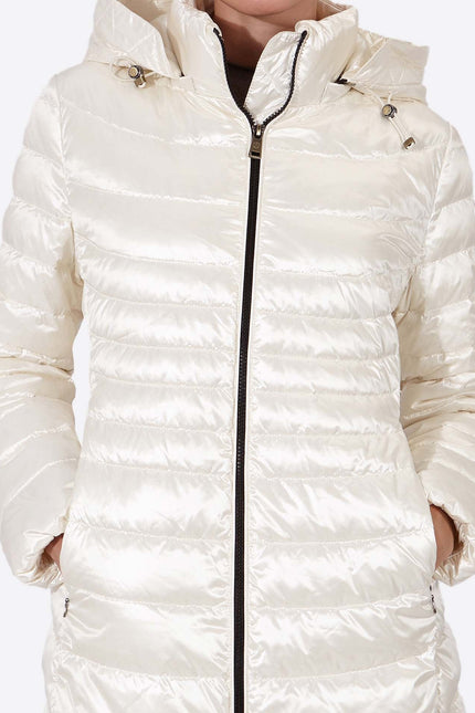 Women's down jacket CRIS Nacre