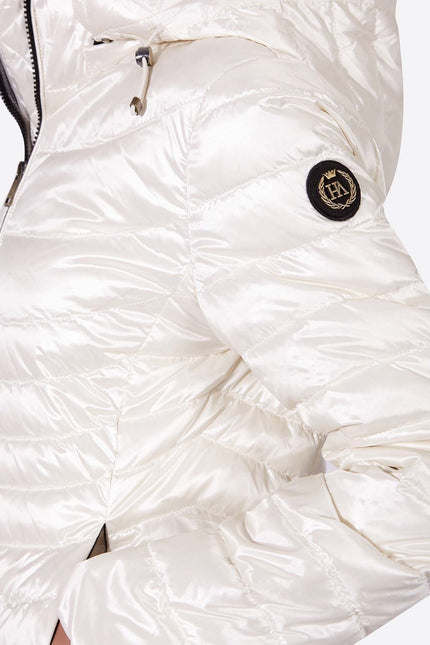 Women's down jacket CRIS Nacre