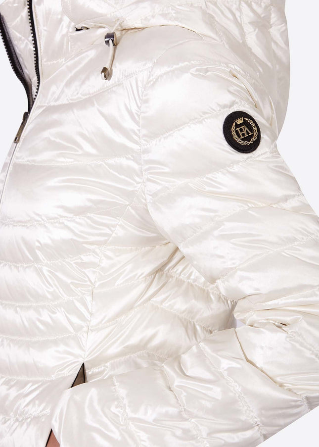 Women's down jacket CRIS Nacre