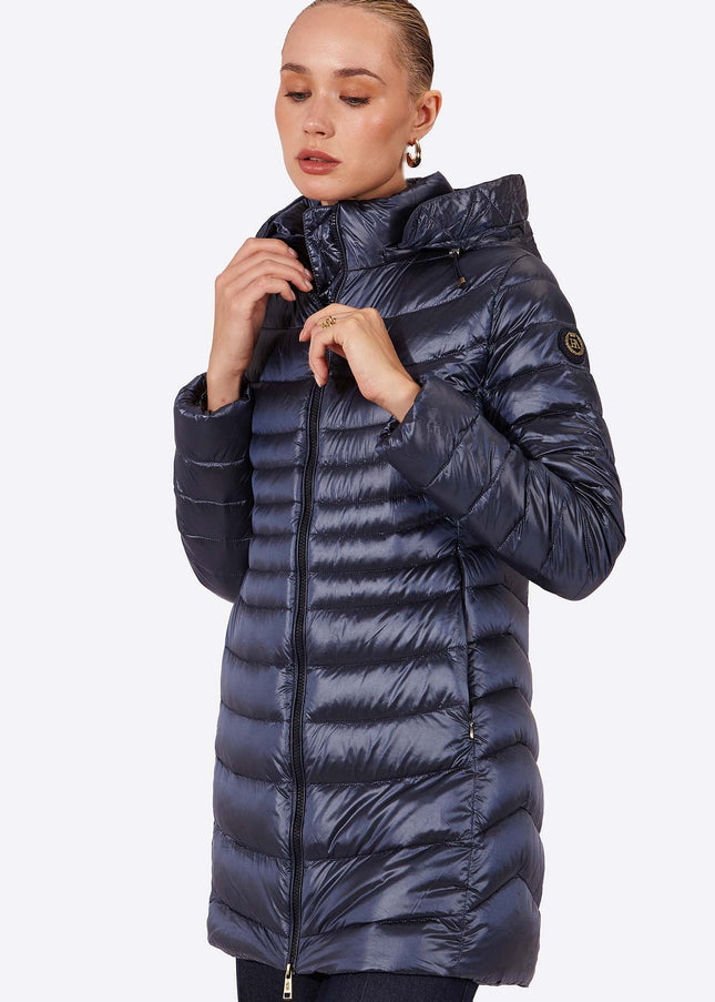 Women's down jacket CRIS Navy