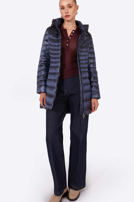 Women's down jacket CRIS Navy