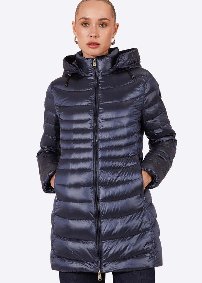 Women's down jacket CRIS Navy