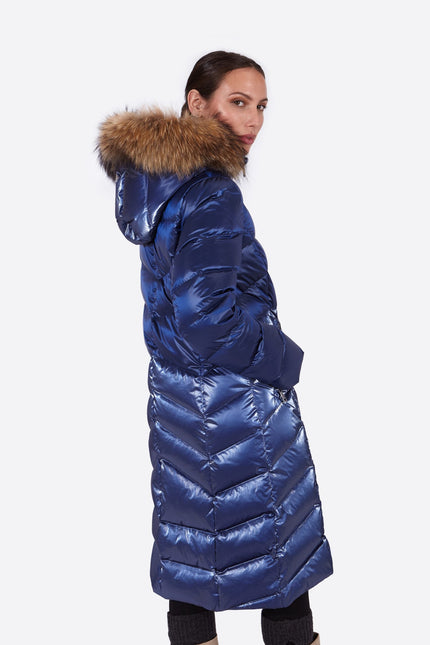 Women's down jacket ELINE  KLEIN BLUE