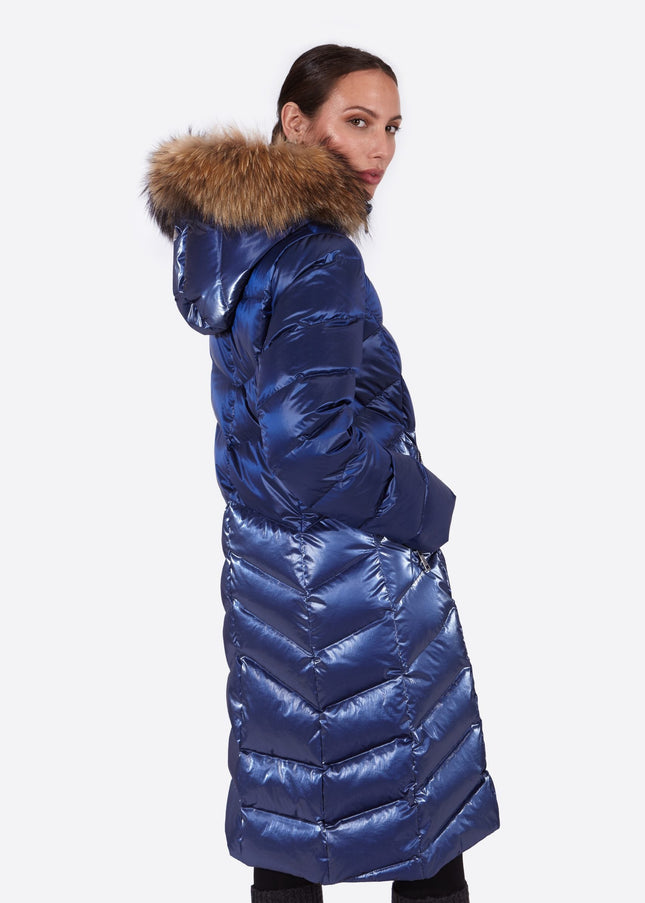 Women's down jacket ELINE  KLEIN BLUE