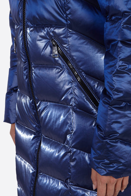 Women's down jacket ELINE  KLEIN BLUE