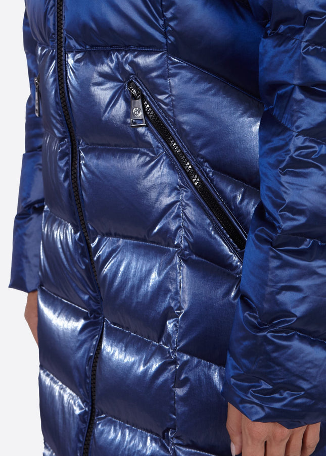 Women's down jacket ELINE  KLEIN BLUE