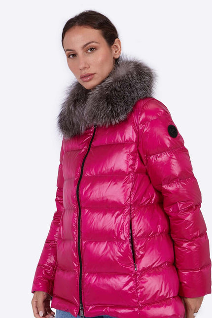 Women's down jacket KARINA-I CARDINAL PINK