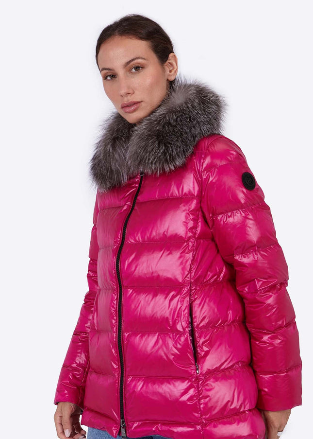 Women's down jacket KARINA-I CARDINAL PINK