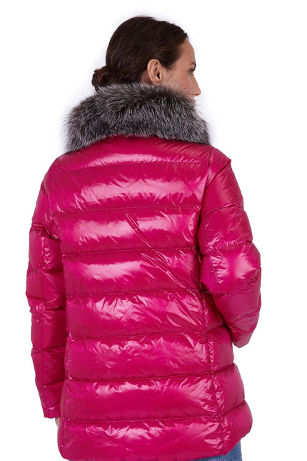 Women's down jacket KARINA-I CARDINAL PINK