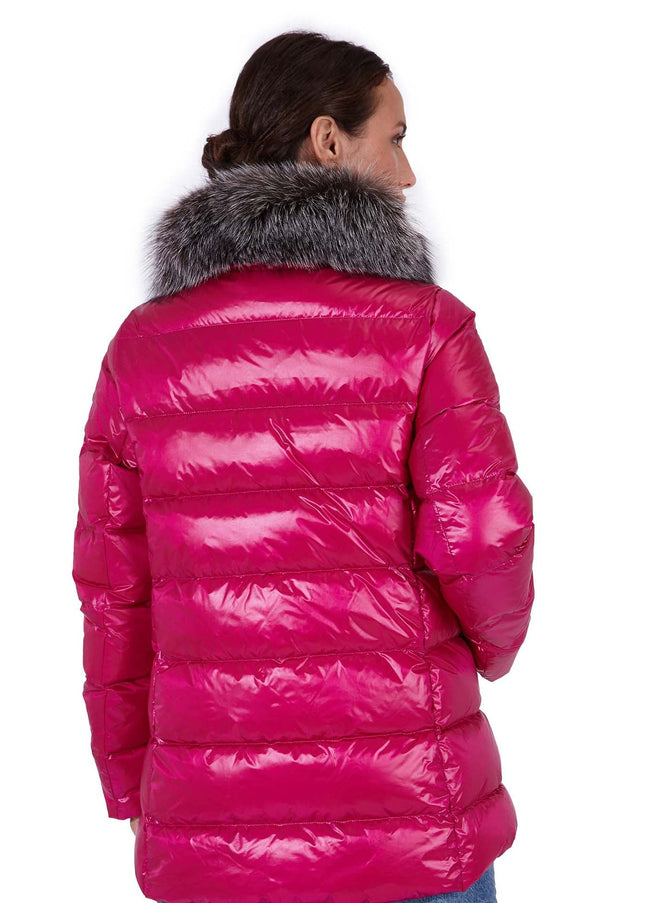 Women's down jacket KARINA-I CARDINAL PINK