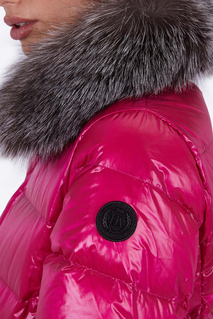 Women's down jacket KARINA-I CARDINAL PINK