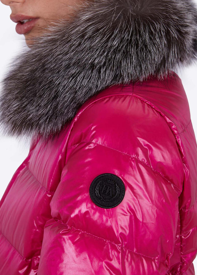 Women's down jacket KARINA-I CARDINAL PINK