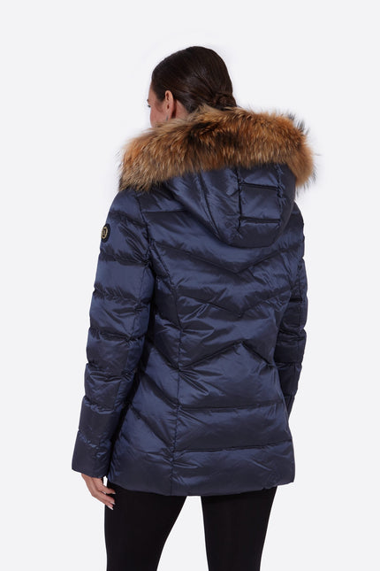 Women's down jacket LENA-N NAVY