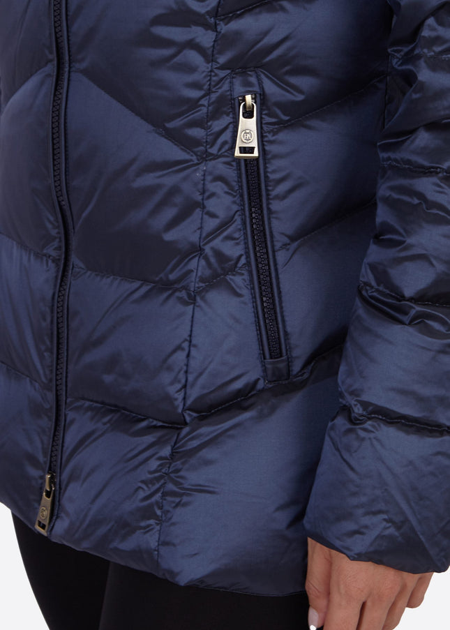 Women's down jacket LENA-N NAVY